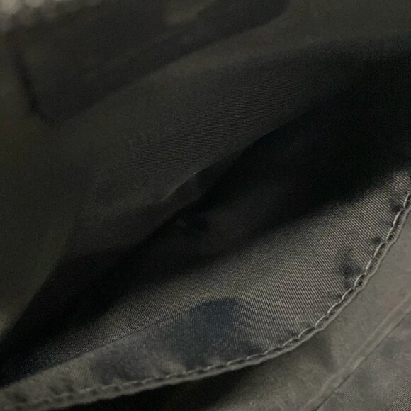 Auth DIOR/ChristianDior Trotteur - Black Gray Jacquard Leather Handbag - Picture 16 of 16